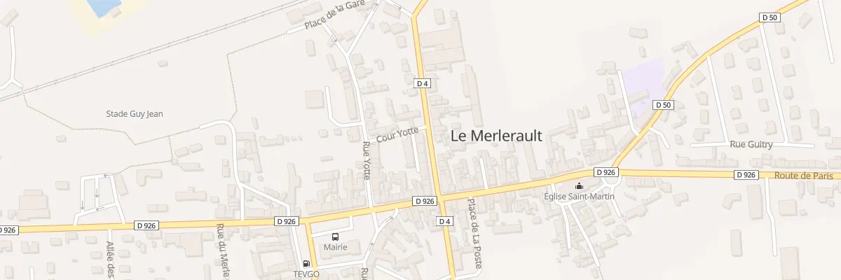 Plan du 10 Rue de la Gare à Merlerault-le-Pin