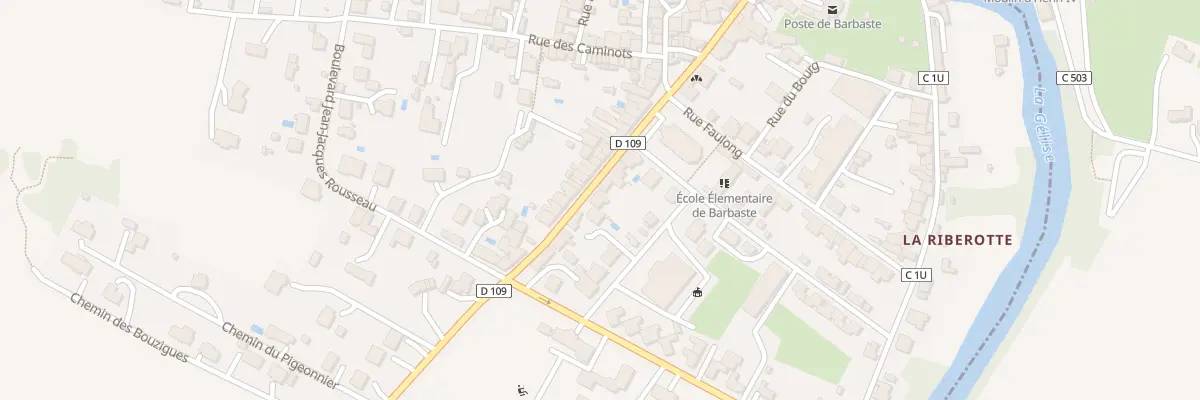 Plan du 31 Rue du Général Nismes à Barbaste
