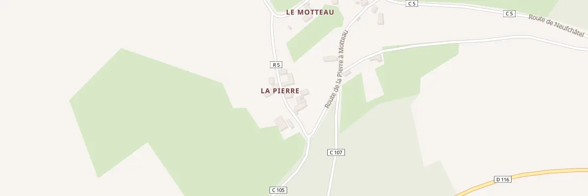 Plan du 16 La Pierre à Villaines-la-Carelle