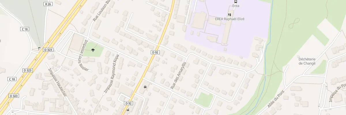 Plan du 4 Rue des Primevères à Changé