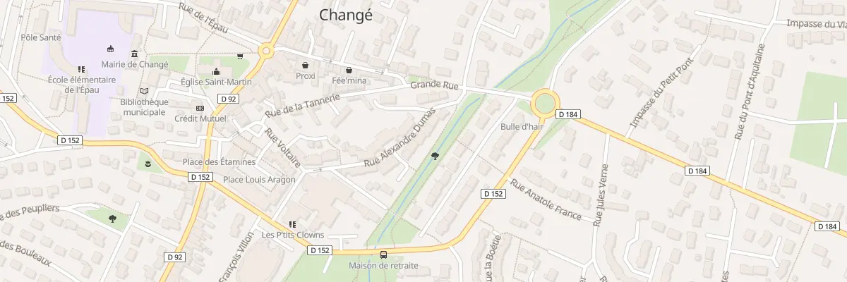 Plan du 28 Rue Alexandre Dumas à Changé