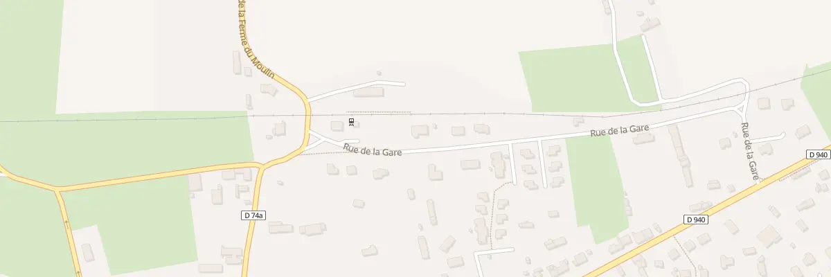 Plan du 403 Rue de la Gare aux Loges