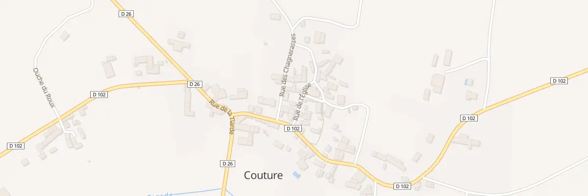 Plan du 3 Rue de l’Eglise à Couture