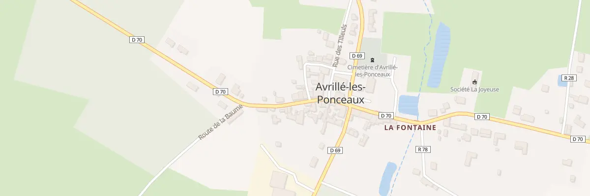 Plan du 10 Rue des Douves à Avrillé-les-Ponceaux