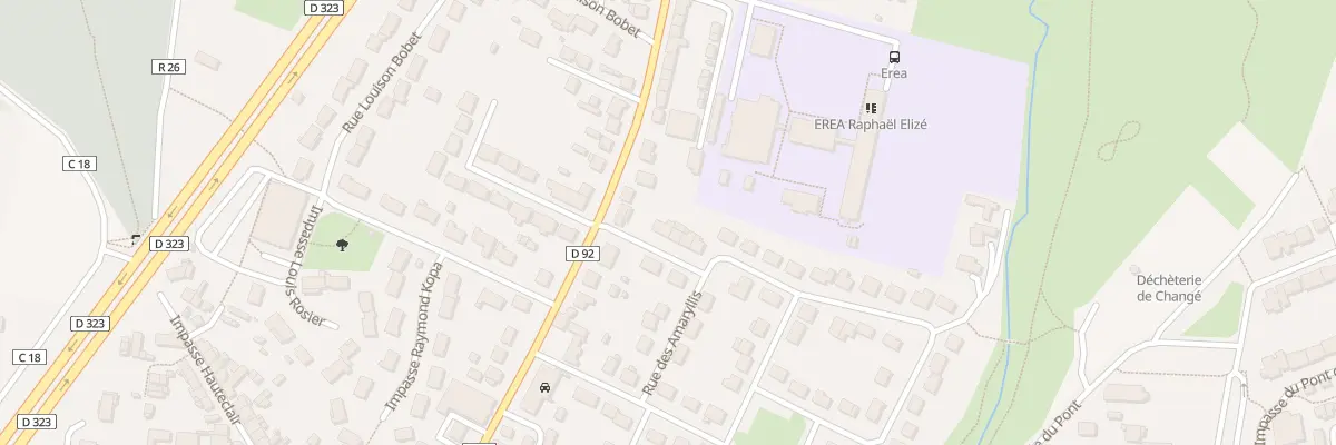 Plan du 3 Rue des Primevères à Changé