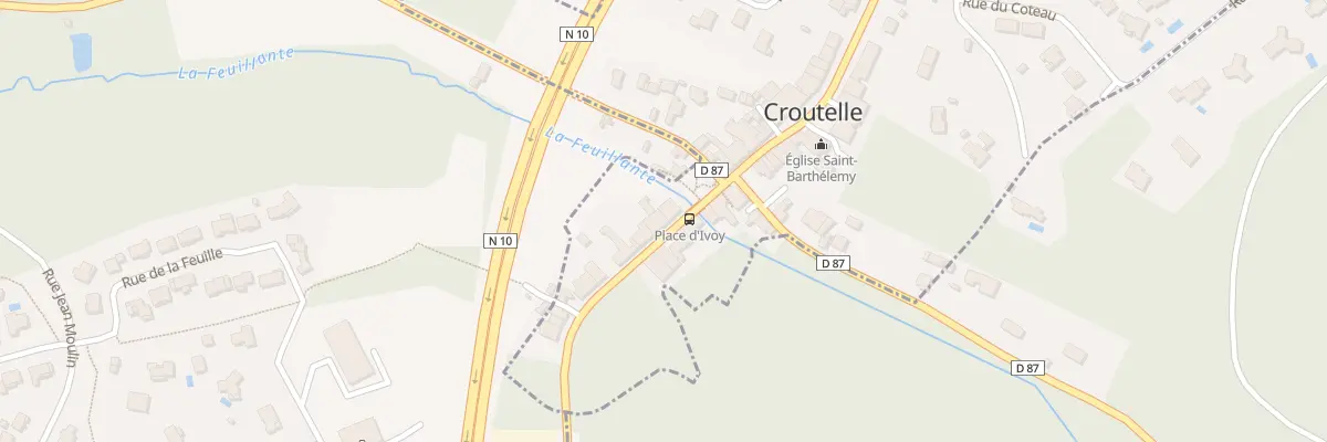 Plan du 72 Grand Rue à Croutelle