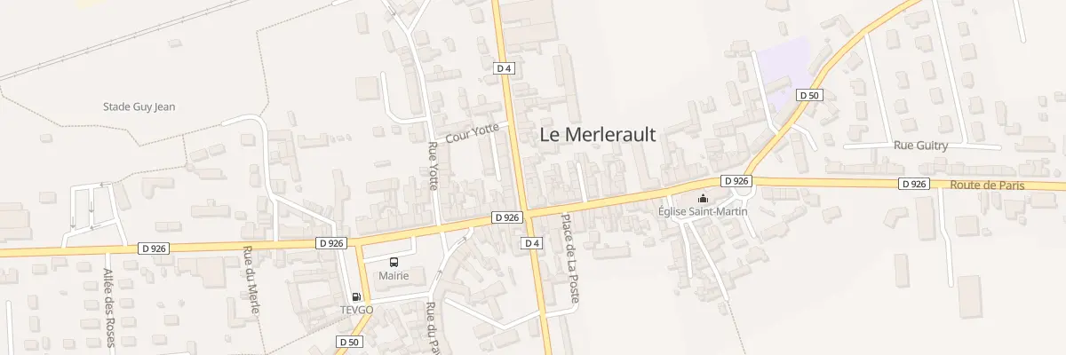 Plan du 3 Rue de la Gare à Merlerault-le-Pin