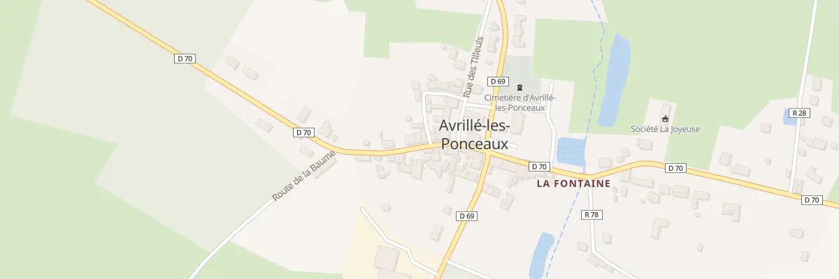 Plan du 8 Rue des Douves à Avrillé-les-Ponceaux