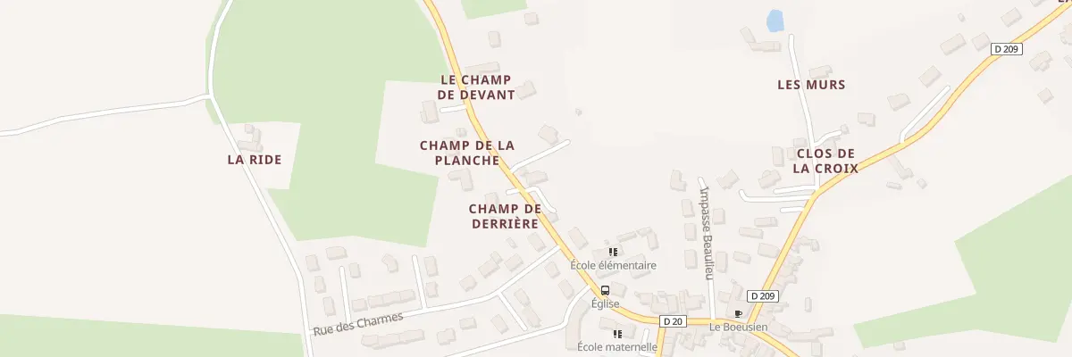 Plan du 1 Rue du Sergent Pitou à Courcebœufs
