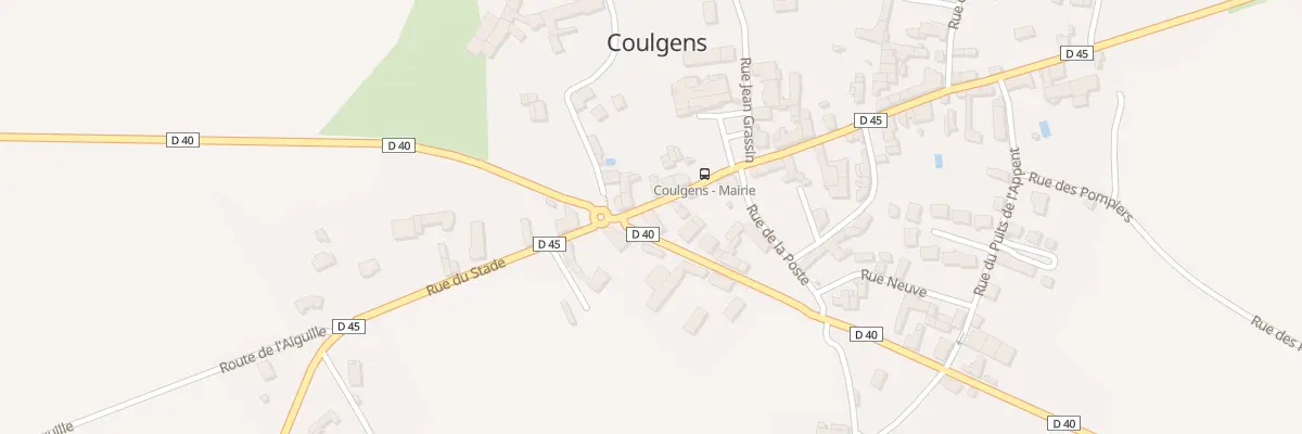 Plan du 1 Rte de la Rochette à Coulgens