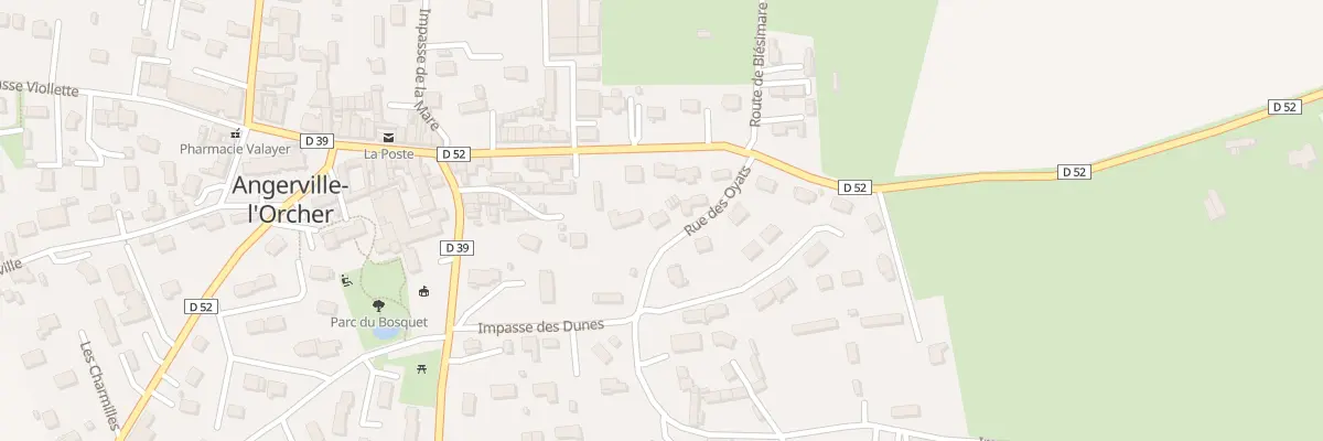 Plan du 7 Rue des Oyats à Angerville-l’Orcher