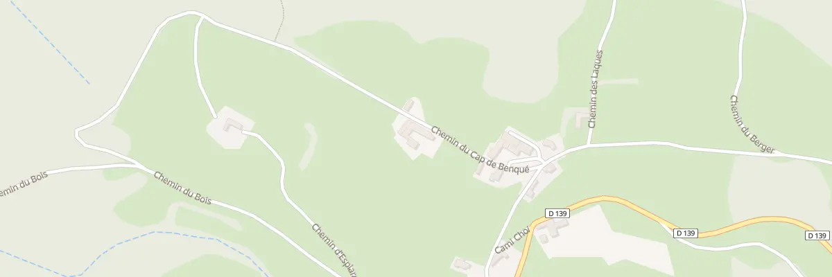 Plan du 5 Che du Cap de Benqué à Benqué-Molère