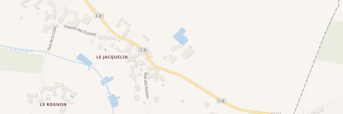 Plan du 14 Rte de Lencloitre à Doussay