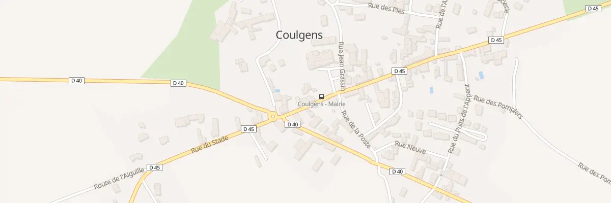 Plan du 3 Rue du Docteur Ferrand à Coulgens