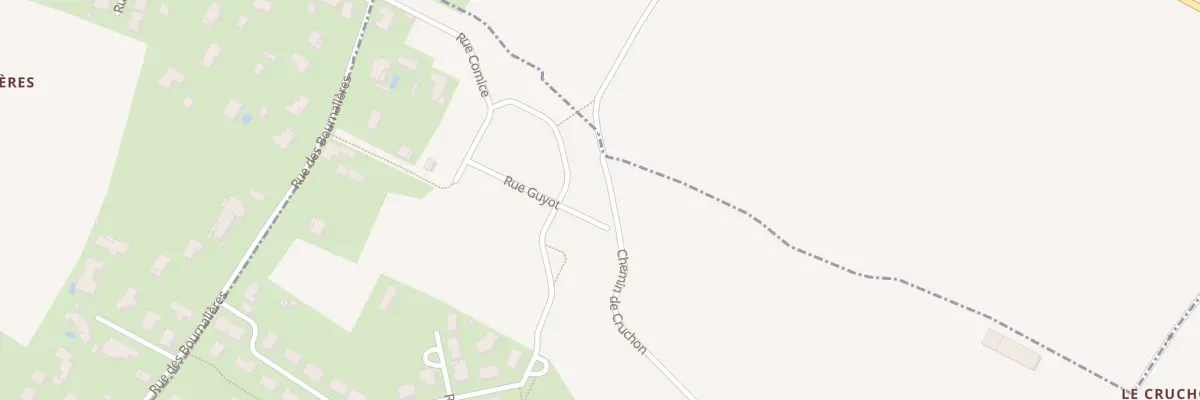 Plan du 16 Rue Guyot à Biard