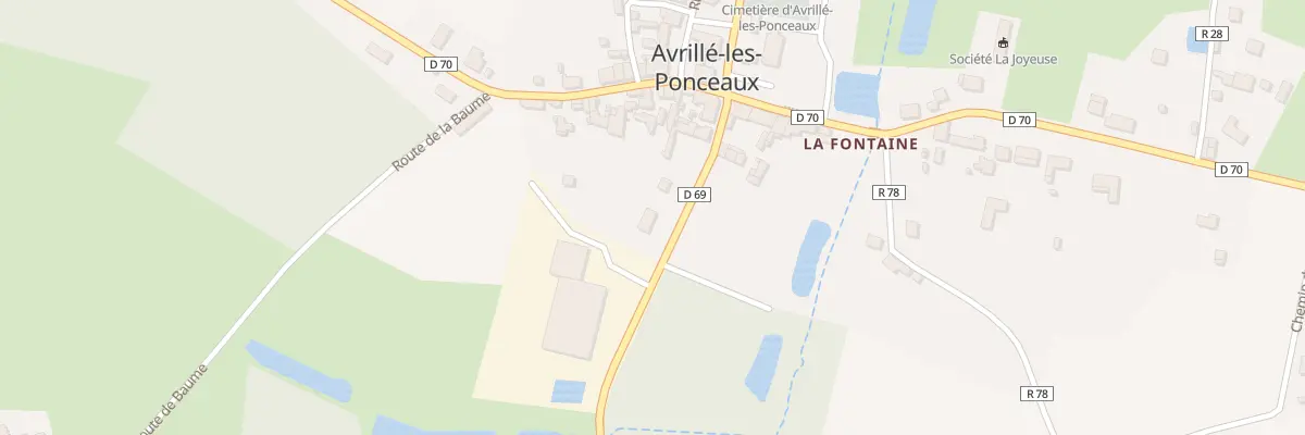 Plan du 10 Rue des Ecoles à Avrillé-les-Ponceaux