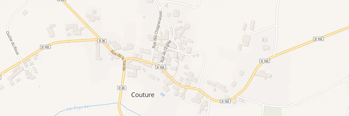 Plan du 4 Rue de l’Eglise à Couture