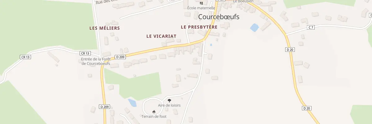 Plan du 20 Rue des Tuileries à Courcebœufs