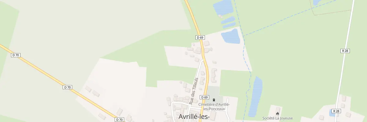 Plan du 21 Rue des Tilleuls à Avrillé-les-Ponceaux