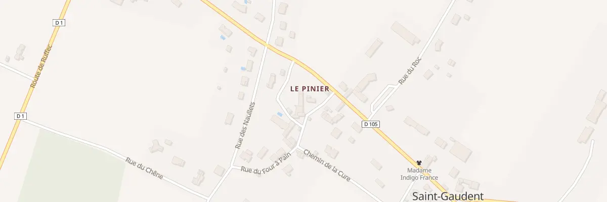 Plan du 4 Rue du Four à Pain à Saint-Gaudent
