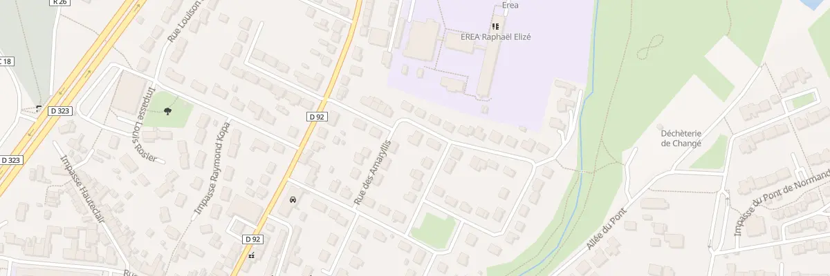 Plan du 8 Rue des Primevères à Changé