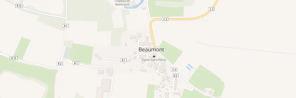 Plan du 5015 Au Village à Beaumont