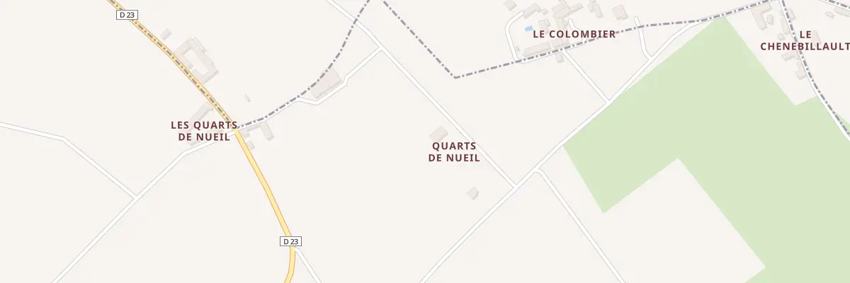 Plan du 5162 Quarts de Nueil à Nueil-sous-Faye