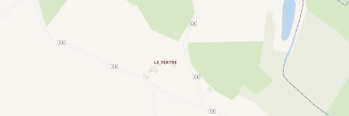 Plan du 5020 Le Tertre à Courgains