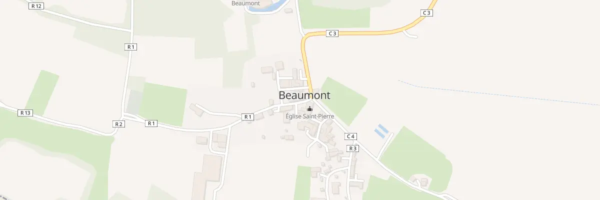 Plan du 5016 Au Village à Beaumont