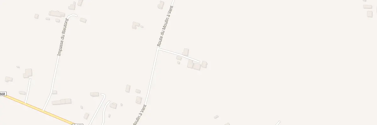 Plan du 282 Rte du Moulin À Vent à Moustier