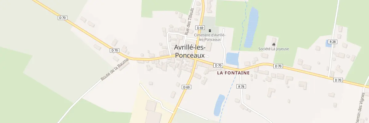 Plan du 1 Rue des Douves à Avrillé-les-Ponceaux
