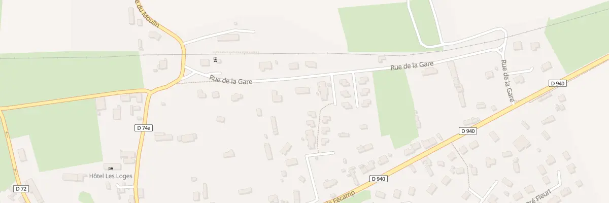 Plan du 434 Rue de la Gare aux Loges