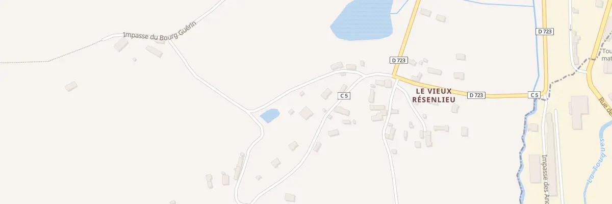 Plan du 6 Rte des Hameaux à Résenlieu