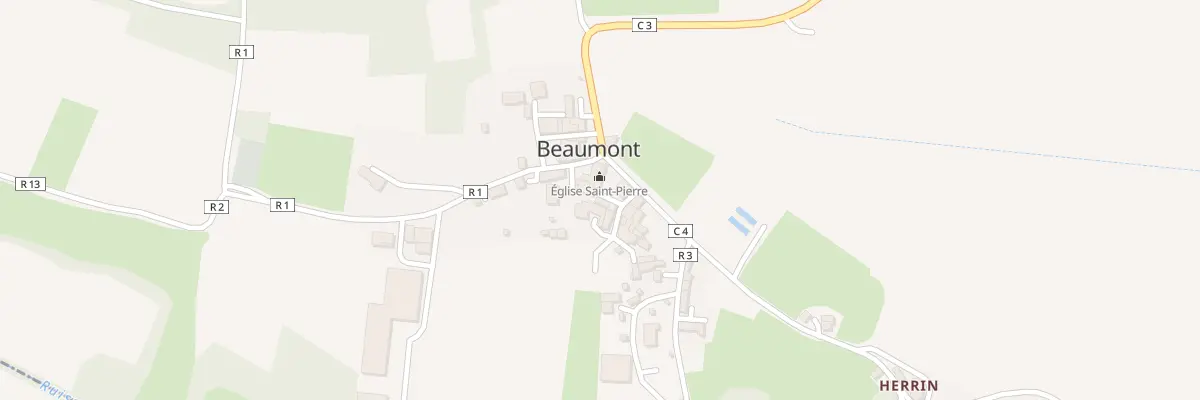 Plan du 5019 Au Village à Beaumont