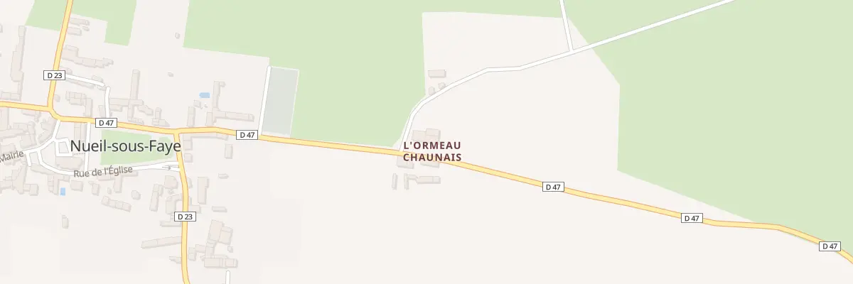 Plan du 1 L’Ormeau Chaunais à Nueil-sous-Faye