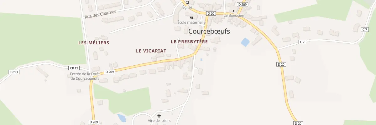 Plan du 14 Rue des Tuileries à Courcebœufs