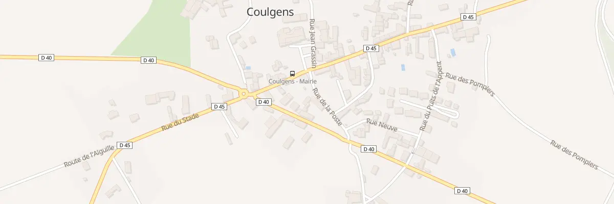 Plan du 4 Rue de la Poste à Coulgens