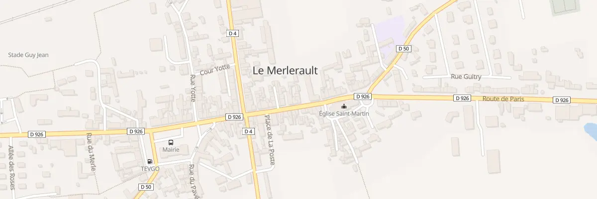 Plan du 14 Rue du 18 Septembre à Merlerault-le-Pin