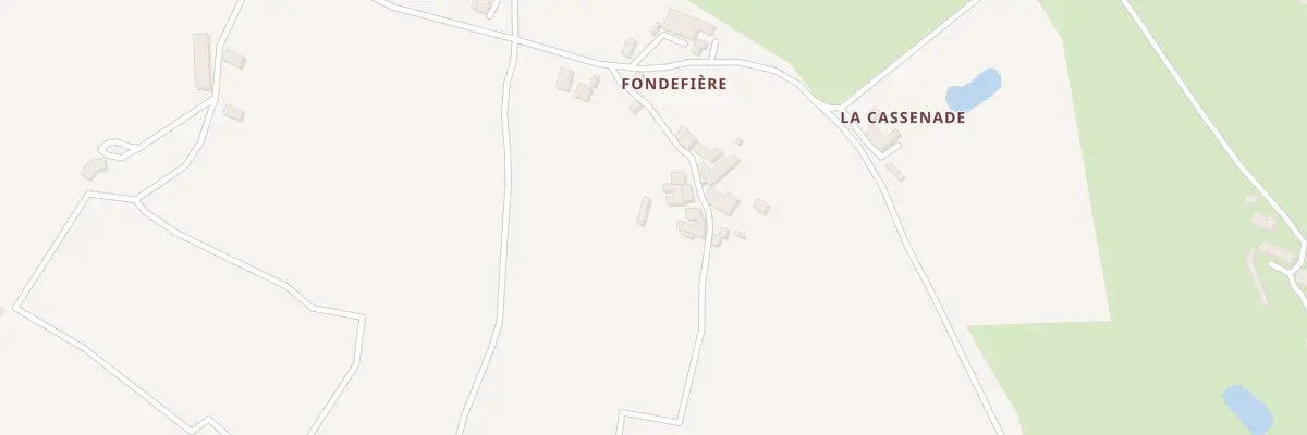Plan du 52 Fondefiere à Margueron