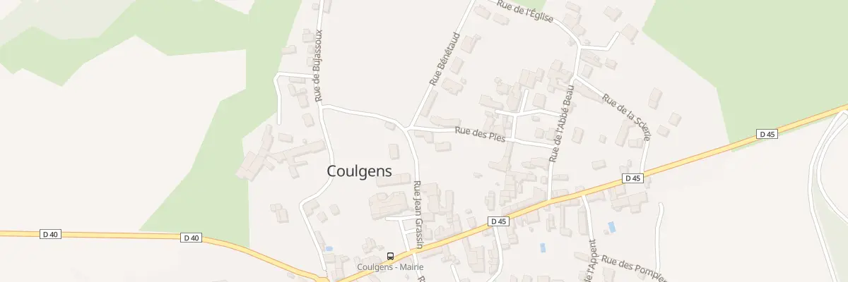 Plan du 6 Rue Jean Grassin à Coulgens