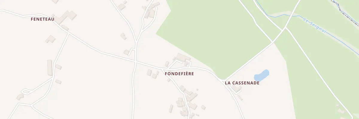 Plan du 16T Fondefiere à Margueron