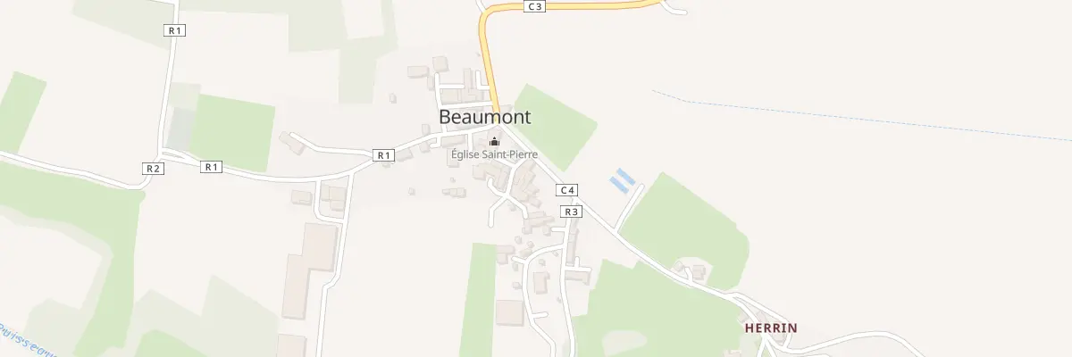Plan du 5021 Au Village à Beaumont
