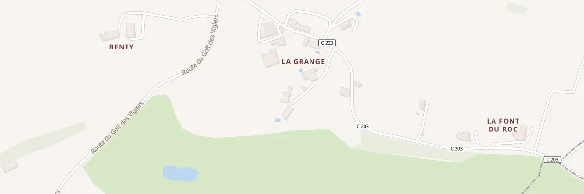 Plan du 79 La Grange Sud à Razac-de-Saussignac