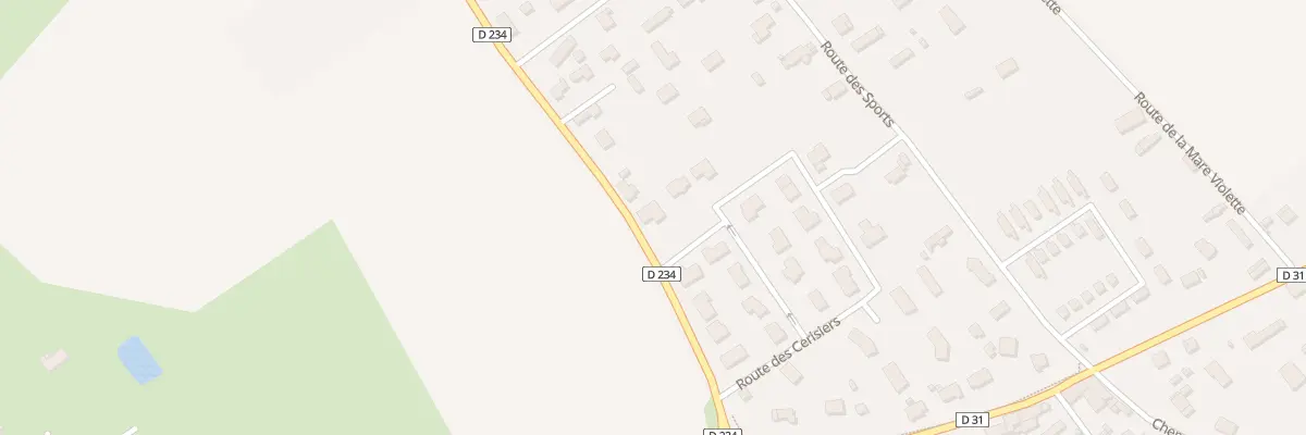 Plan du 545 Rte de l’Eglise à Sainneville