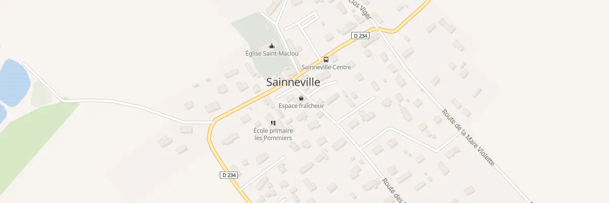 Plan du 4 Pl de l’Eglise à Sainneville