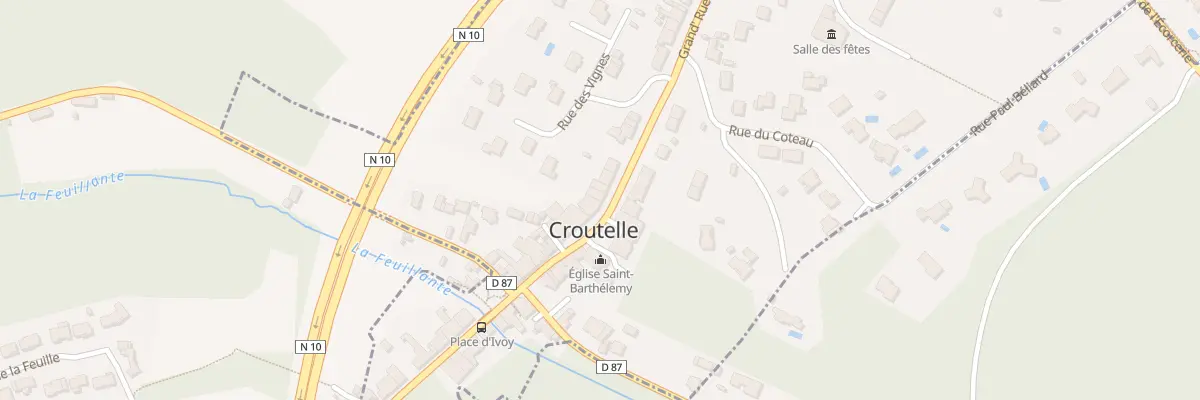 Plan du 48 Grand Rue à Croutelle