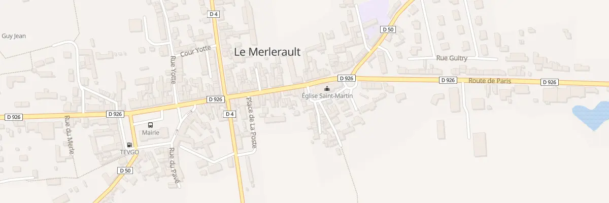 Plan du 3 Pl de l’Eglise à Merlerault-le-Pin
