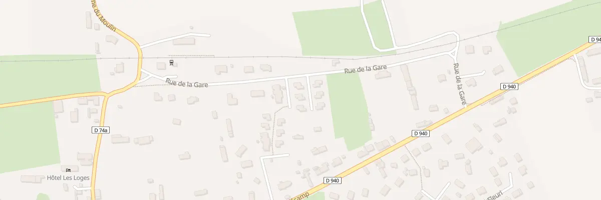 Plan du 530 Rue de la Gare aux Loges