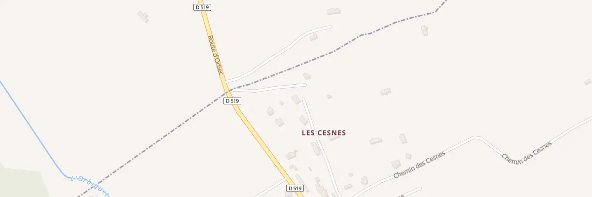 Plan du 49 Che des Cesnes au Mesnil-Guillaume