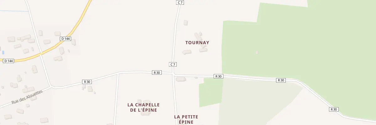 Plan du 715 Rte de la Ricordaine à Teloché